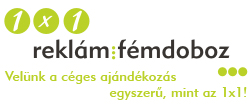 1x1 REKLÁMFÉMDOBOZ.HU-reklámajándék fémdoboz, logózható fémdoboz